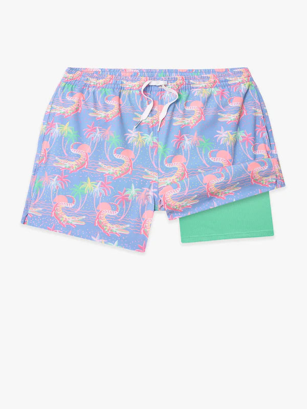 Chubbies Boys Lined Classic Swim Trunk- Rock-a-Crocs