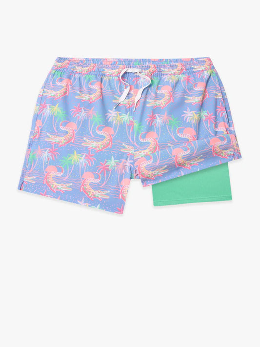 Chubbies Boys Lined Classic Swim Trunk- Rock-a-Crocs