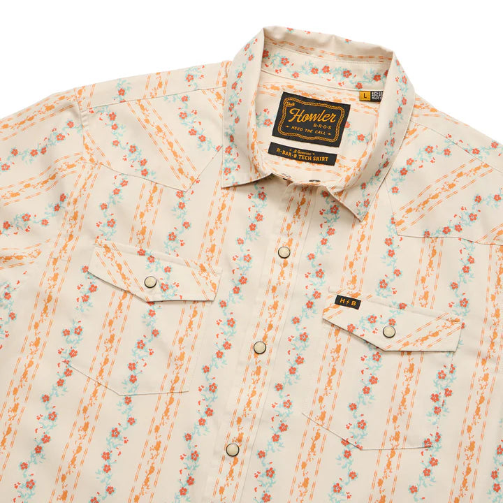 Howler Bros H Bar B Snapshirt-Hibiscus Ribbons