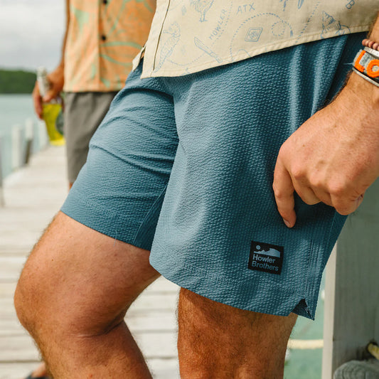 Howler Bros Salado Seersucker Shorts