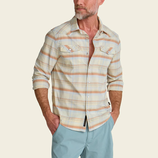 Howler Bros. H Bar B Tech Long Sleeve- Cameron Plaid