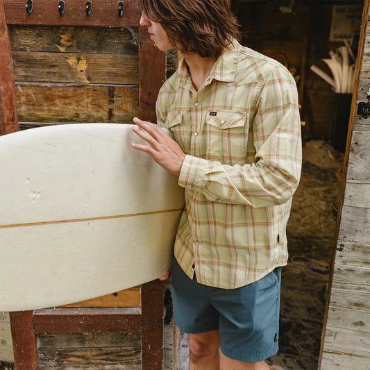 Howler Bros. H Bar B Tech Longsleeve- Isley Plaid