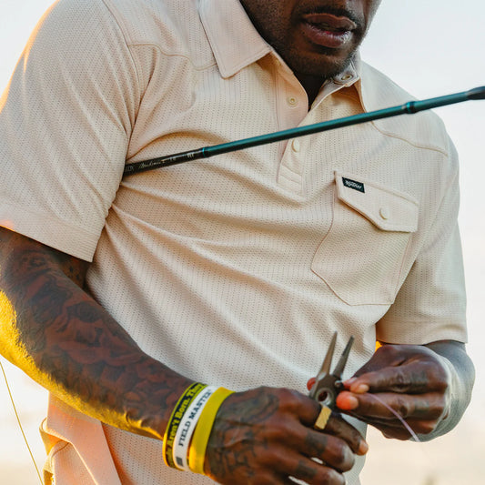 Howler Bros. Ranchero Tech Polo- Sand