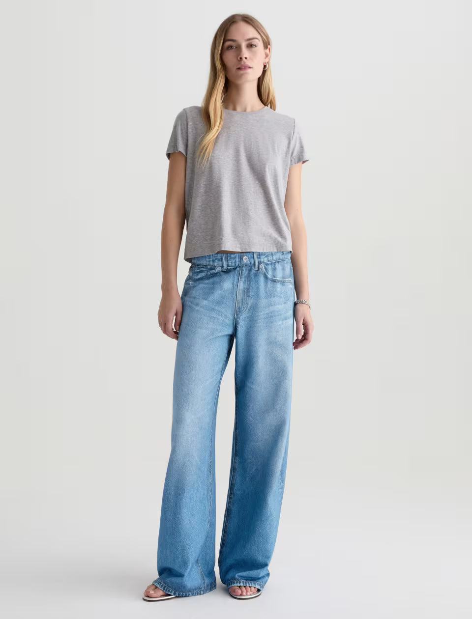 AG Adria Off-Duty Denim Sweatpant