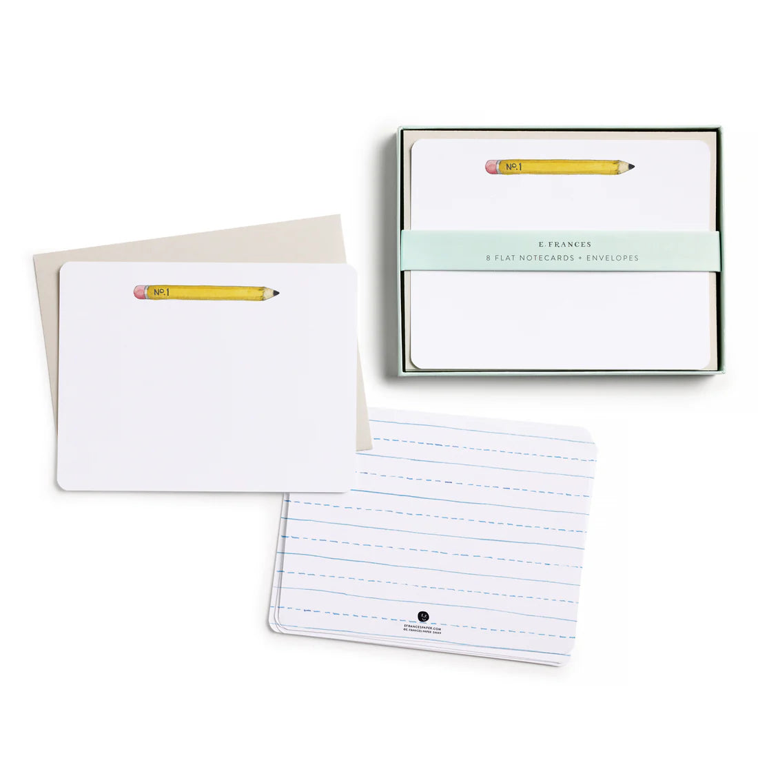 E. Frances Pencil Flat Note Set