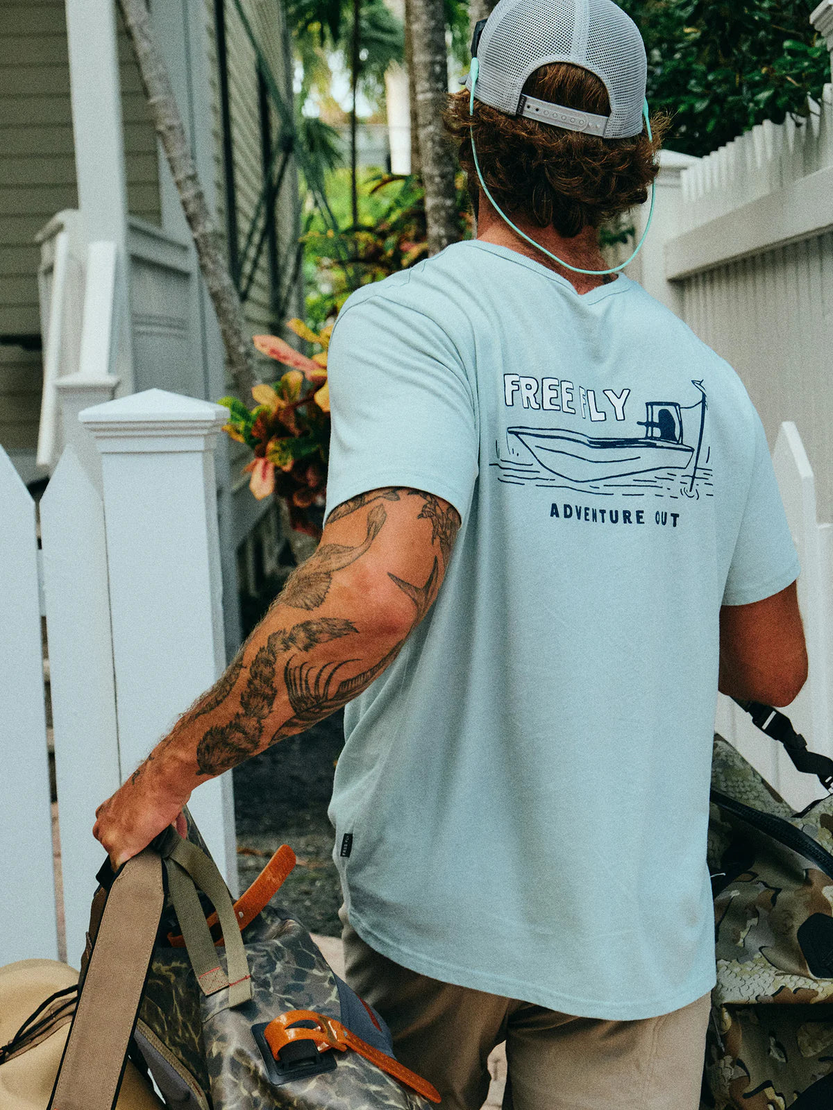 Free Fly Men's Lazy Tides Pocket Tee