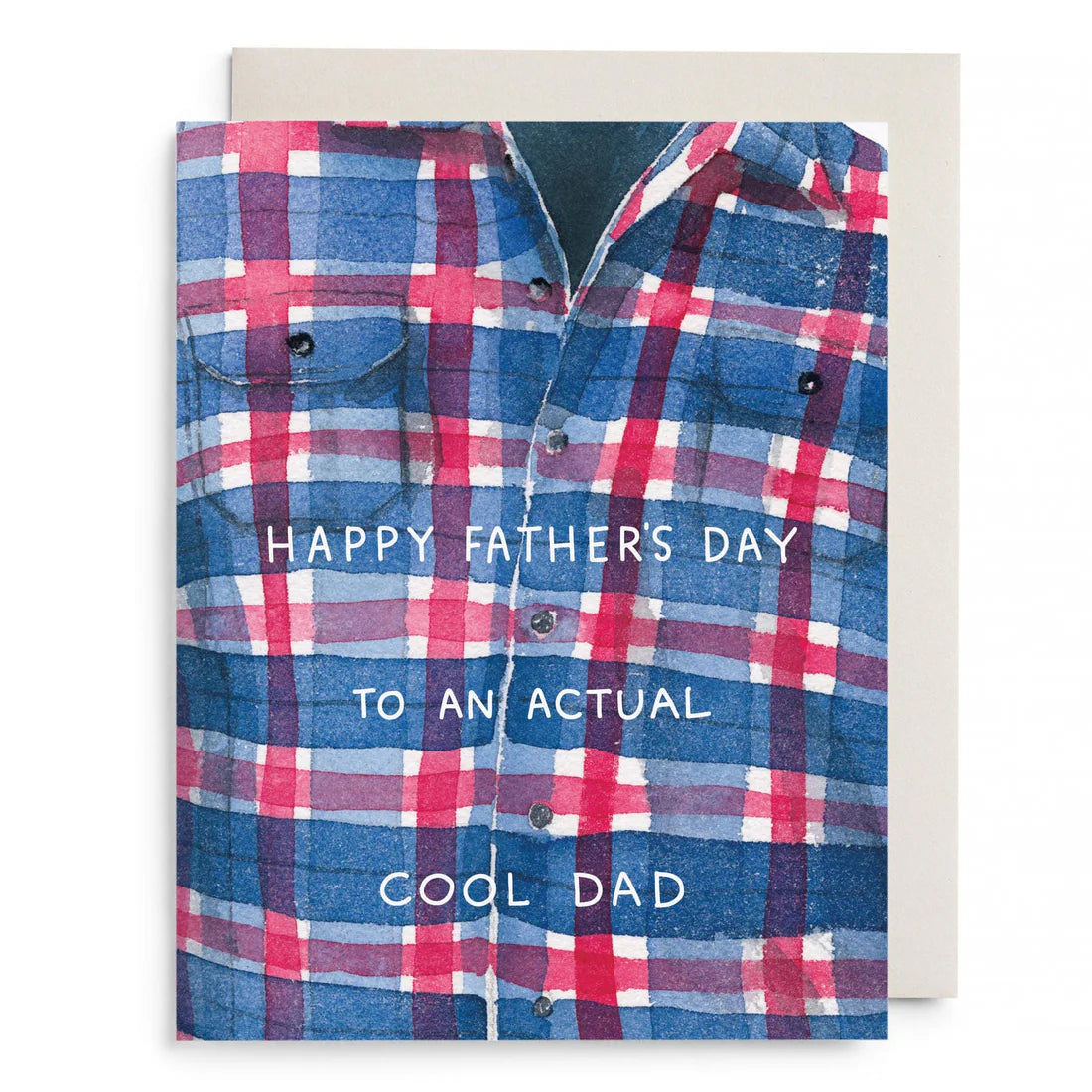 E. Frances Plaid Dad