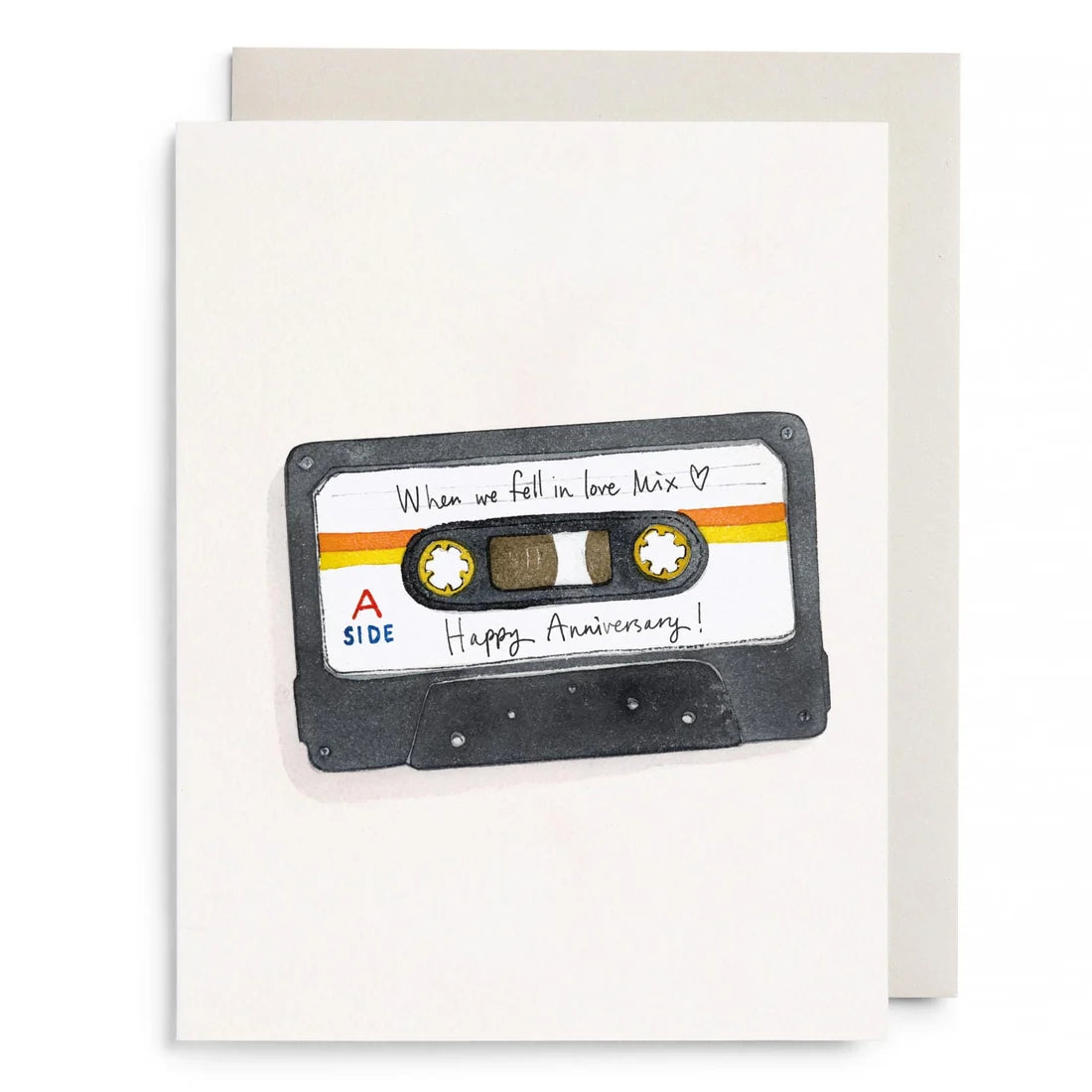 E.Frances Anniversary Mix Tape Card
