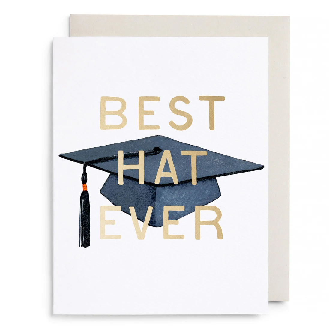 E. Frances Best Hat Ever Graduation Greeting Card