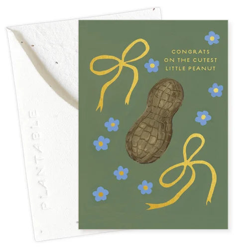 Seedlings Little Peanut Baby Card