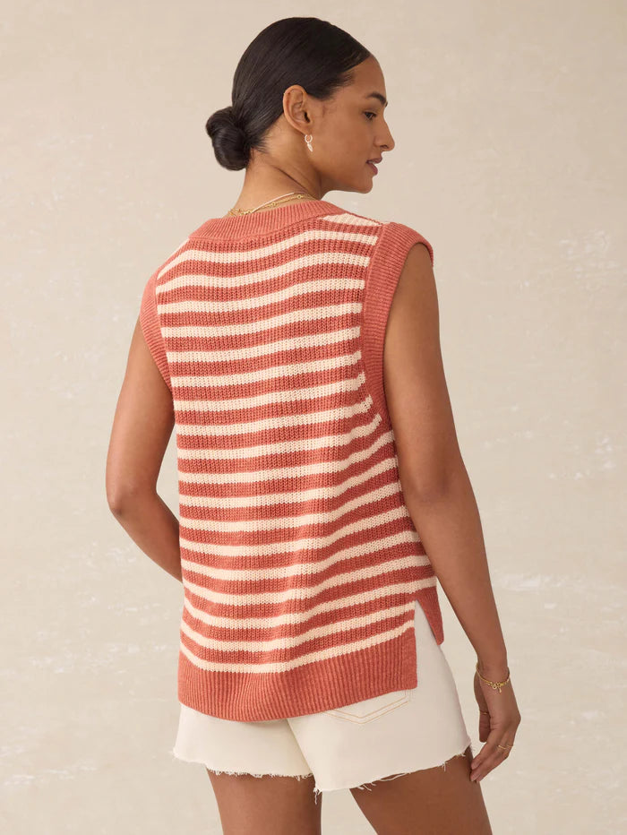Faherty Miramar Linen Sweater Tank
