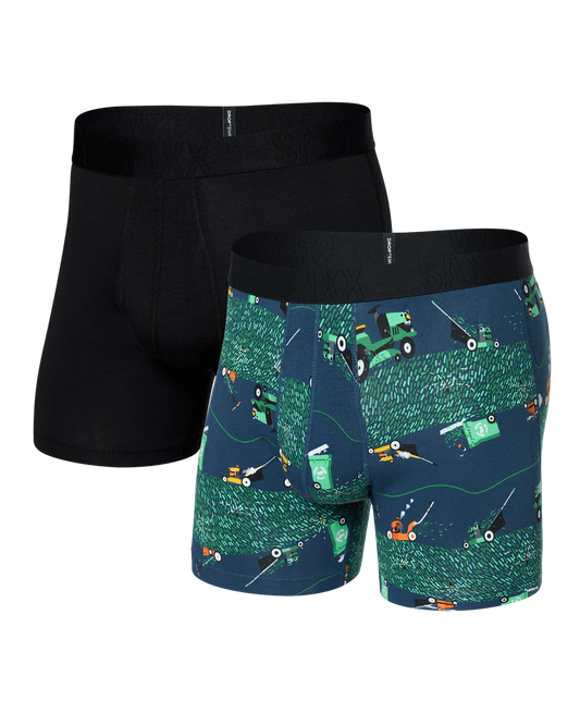 Saxx DropTemp® Cooling Cotton (2 Pack) Cooling Cotton Boxer Brief 5"