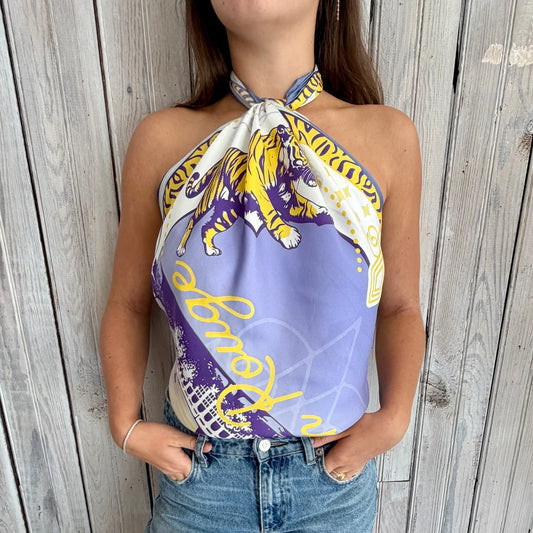Nola Mercantile Geaux Silk Scarf