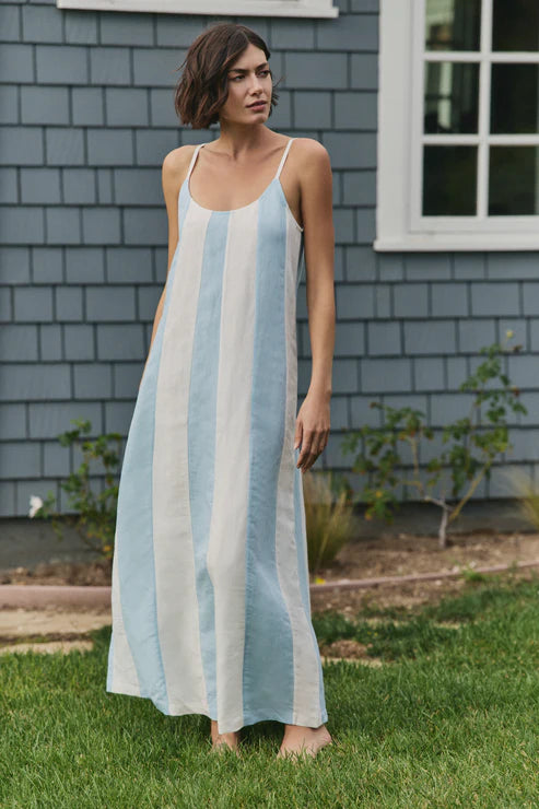 Hermoza Grace Maxi Dress Cover-Up In Powder Blue