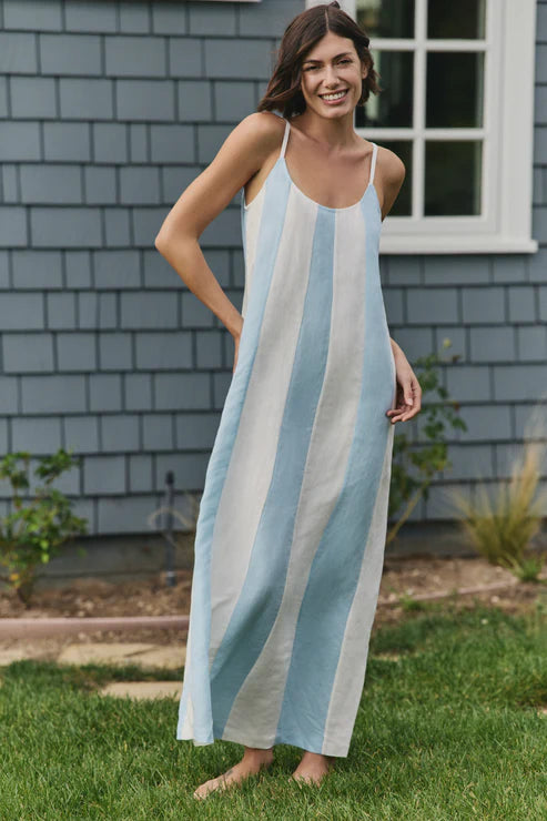 Hermoza Grace Maxi Dress Cover-Up In Powder Blue