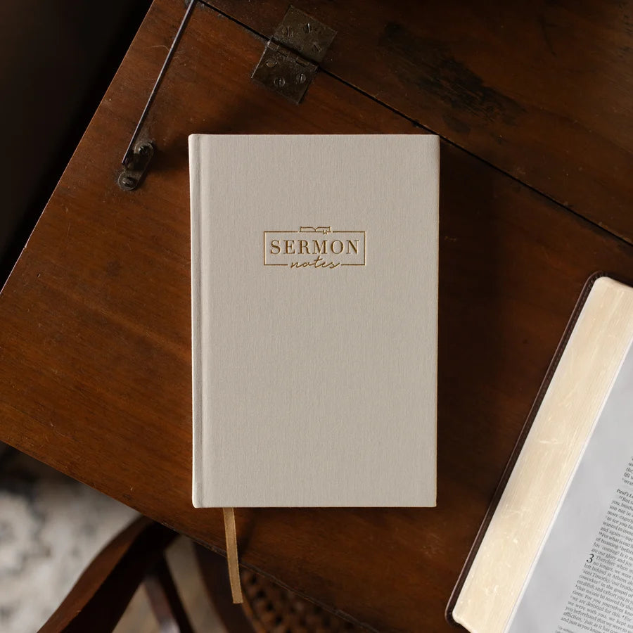 Daily Grace Co. Sermon Notes Journal- Beige