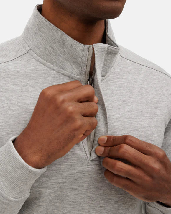 Waggle Men's Sunday Quarter Zip- Stone
