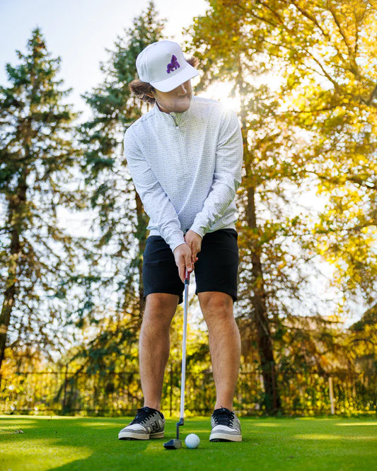 Waggle Men's Stripe Show Quarter Zip