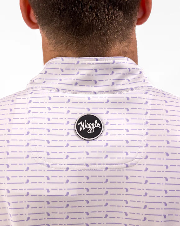 Waggle Men's Stripe Show Quarter Zip