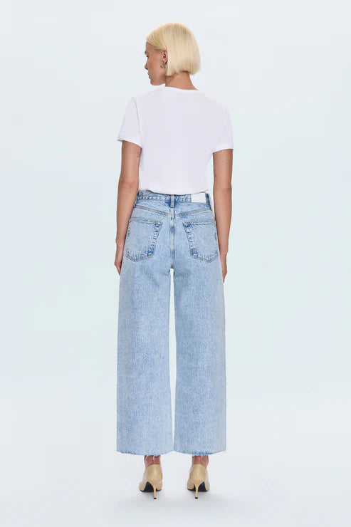 Pistola Tate High Rise Bowed Wide Leg Jean - Modena