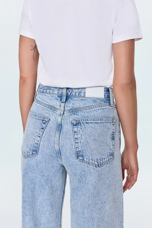 Pistola Tate High Rise Bowed Wide Leg Jean - Modena