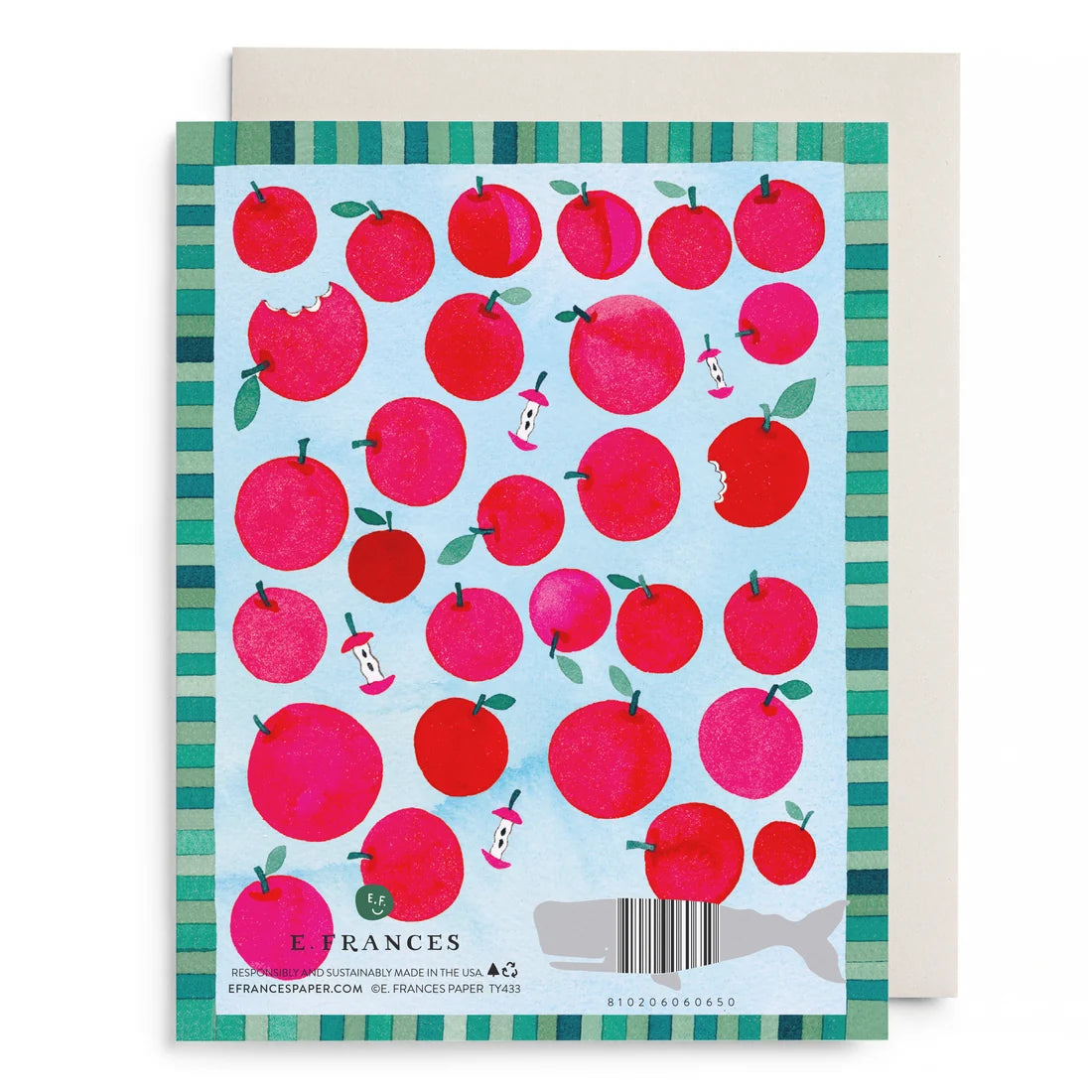 E.Frances Apple a Day Thank You Greeting Card