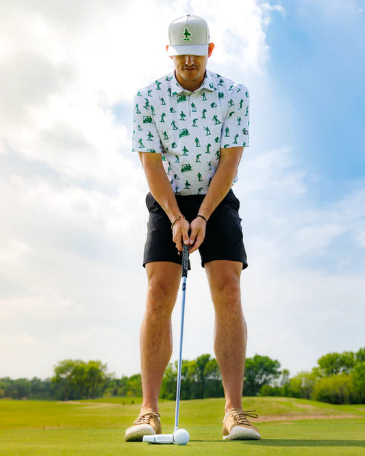 Waggle Men's Toy Golfers Polo