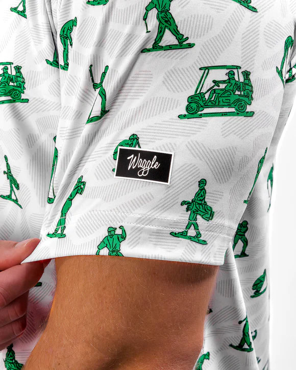 Waggle Men's Toy Golfers Polo
