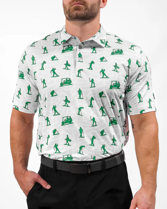 Waggle Men's Toy Golfers Polo