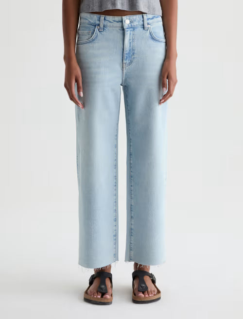 AG Saige Wide Leg Crop Jean Mid-Rise Fit - Harvest