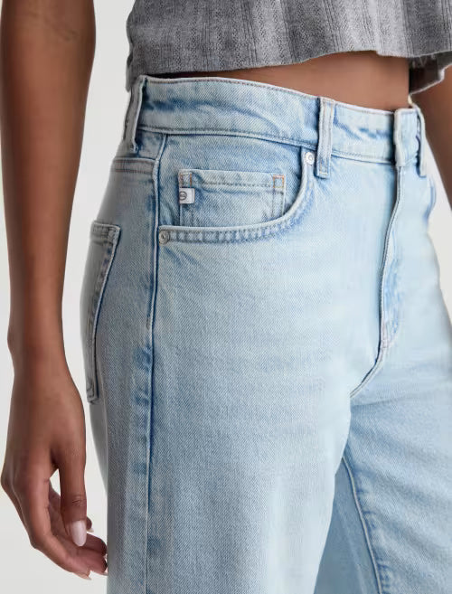 AG Saige Wide Leg Crop Jean Mid-Rise Fit - Harvest