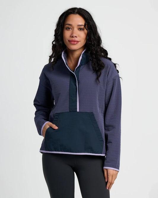 Free Fly Women's Gridback Fleece Snap Pullover
