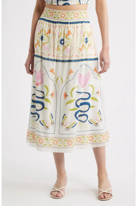 Cleobella Elliott Print Maxi Skirt