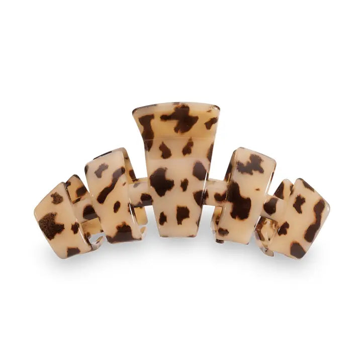 Teleties Classic Hair Clip | Medium | Blonde Tortoise