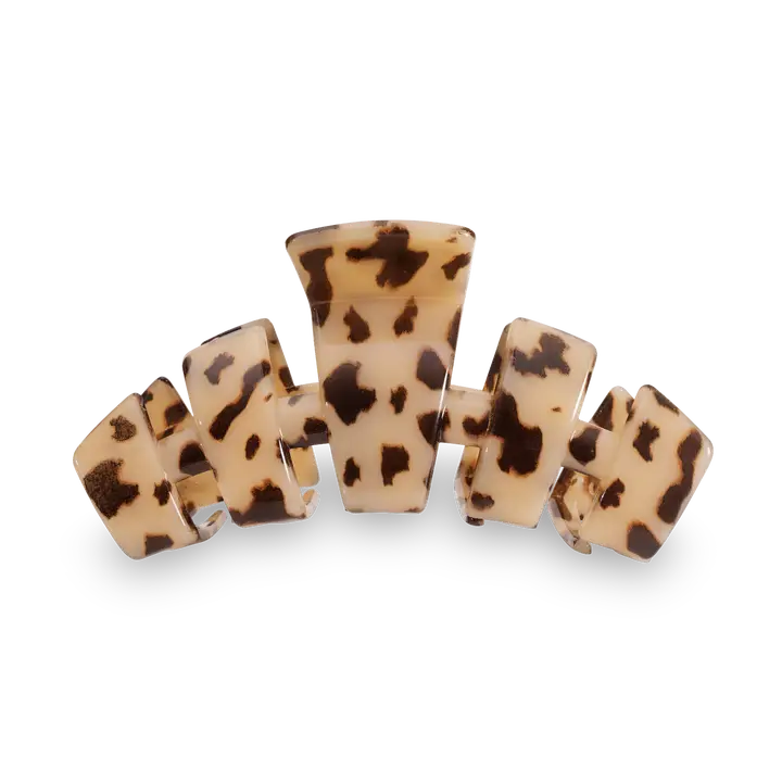 Teleties Classic Hair Clip | Large | Blonde Tortoise