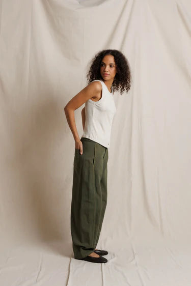 PerfectWhiteTee Andrea Luxe Rib Sleeveless Cardigan