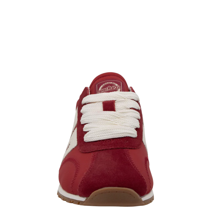 Back 70 Asian In Red White Sneakers