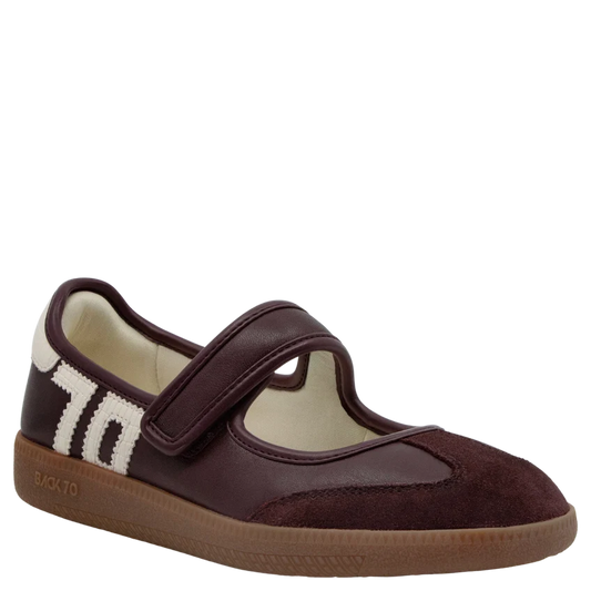 Back 70 Aya In Wine Milk Sneakerina