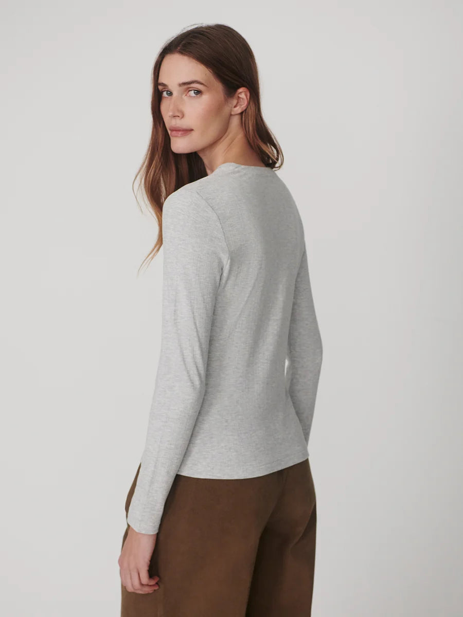 Varley Kesia Long-Sleeve Henley Tee