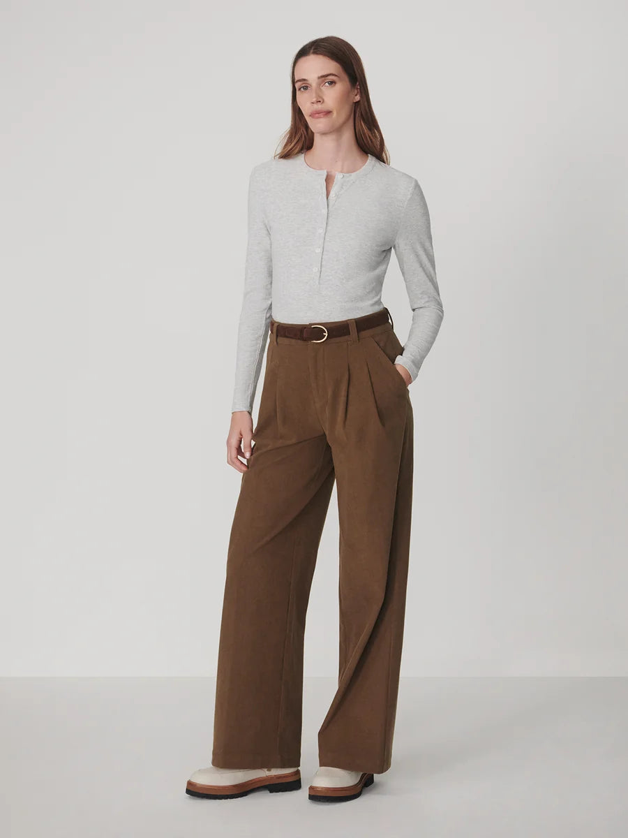Varley Kesia Long-Sleeve Henley Tee