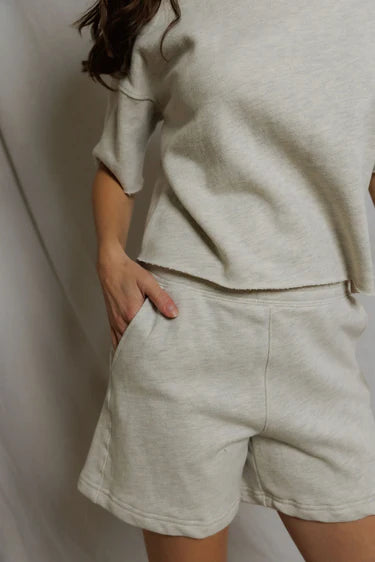 PerfectWhiteTee Bari French Terry Sweat Short