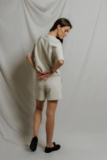 PerfectWhiteTee Bari French Terry Sweat Short
