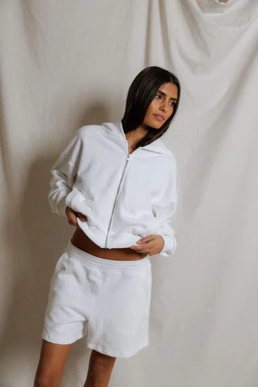 PerfectWhiteTee Bari French Terry Sweat Short