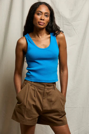 Perfectwhitetee Blondie Structured Bra Friendly Tank