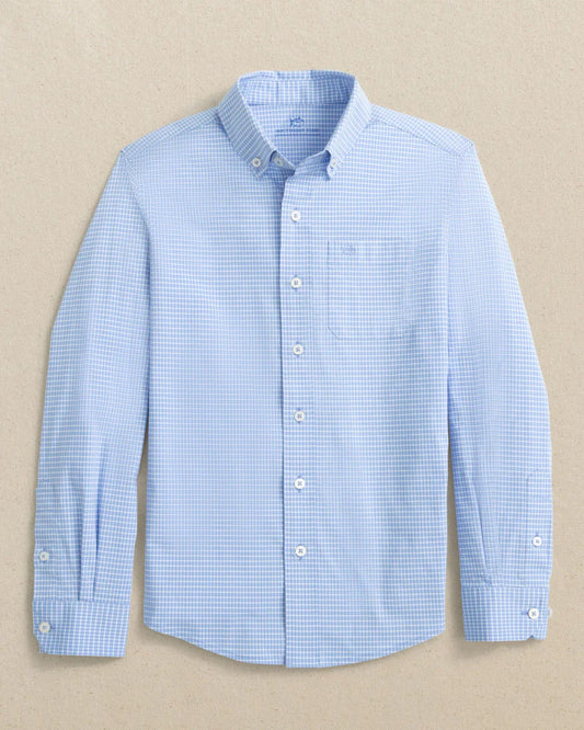 Southern Tide Boys Crofton Plaid Charleston Sport Shirt