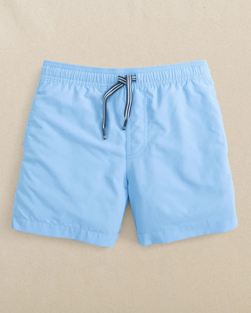 Southern Tide Boys Solid Maritime Swim Trunk