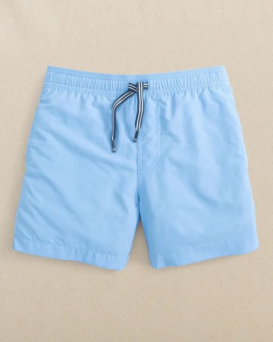 Southern Tide Boys Solid Maritime Swim Trunk