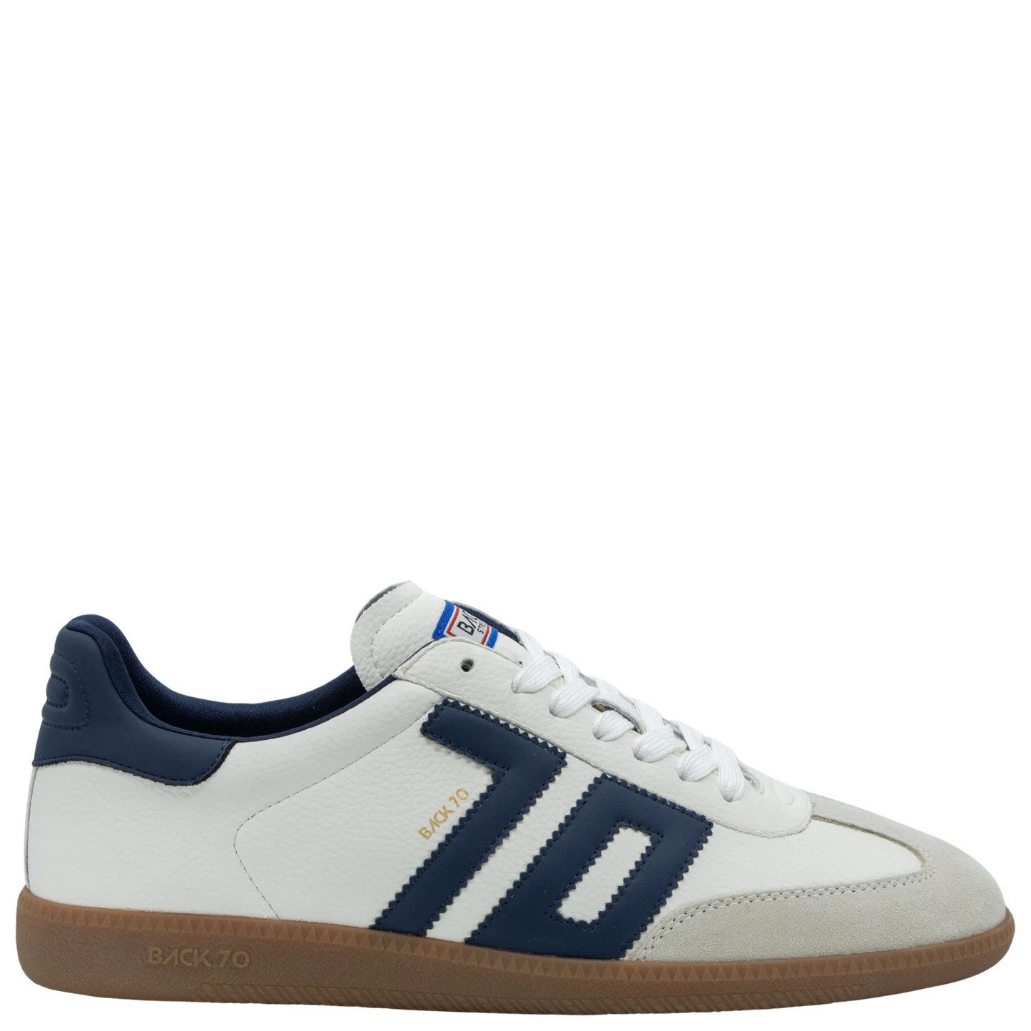 Back 70 Men's Cloud 600 In White Navy Sneakers