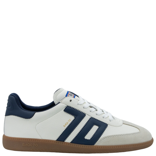 Back 70 Men's Cloud 600 In White Navy Sneakers