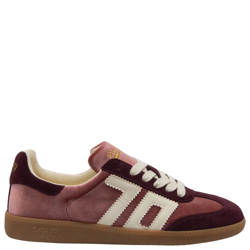 Back 70 Cloud W26 In Velvet Wine Butter Sneakers